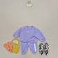 (Pre-order) Soybean Kids - Fleece-Lined Hello Cutie Top & Bottom Set (3 Colors)