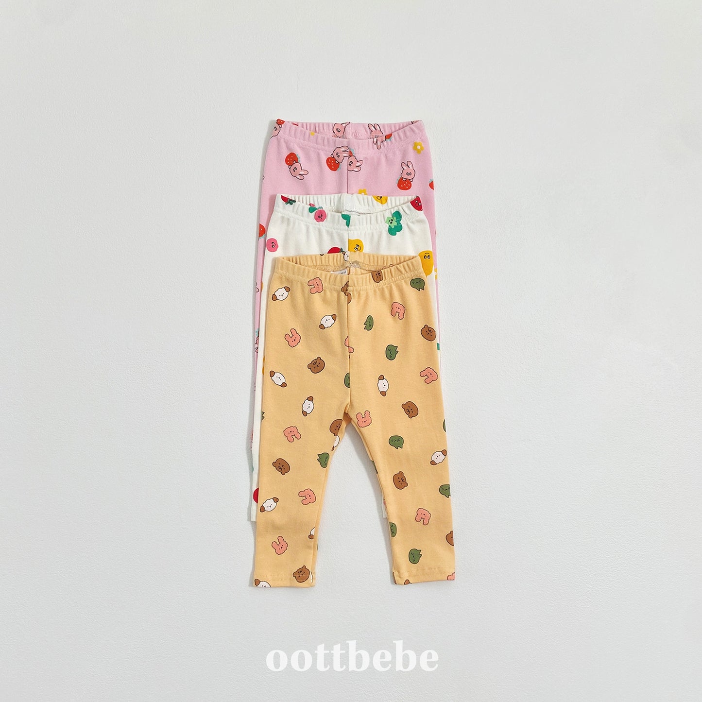 (Pre-order) OOTTBEBE Winter - Yum Yum Friends Homewear 얌얌친구실내복 (3 Colors)