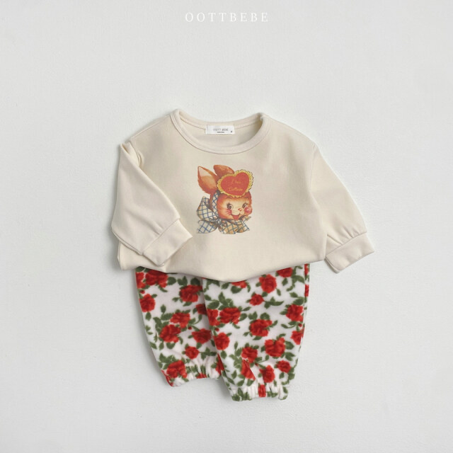 (Pre-order) OOTTBEBE - Winter HBD T-Shirt 해피버스데이티셔츠 (4 Colors)