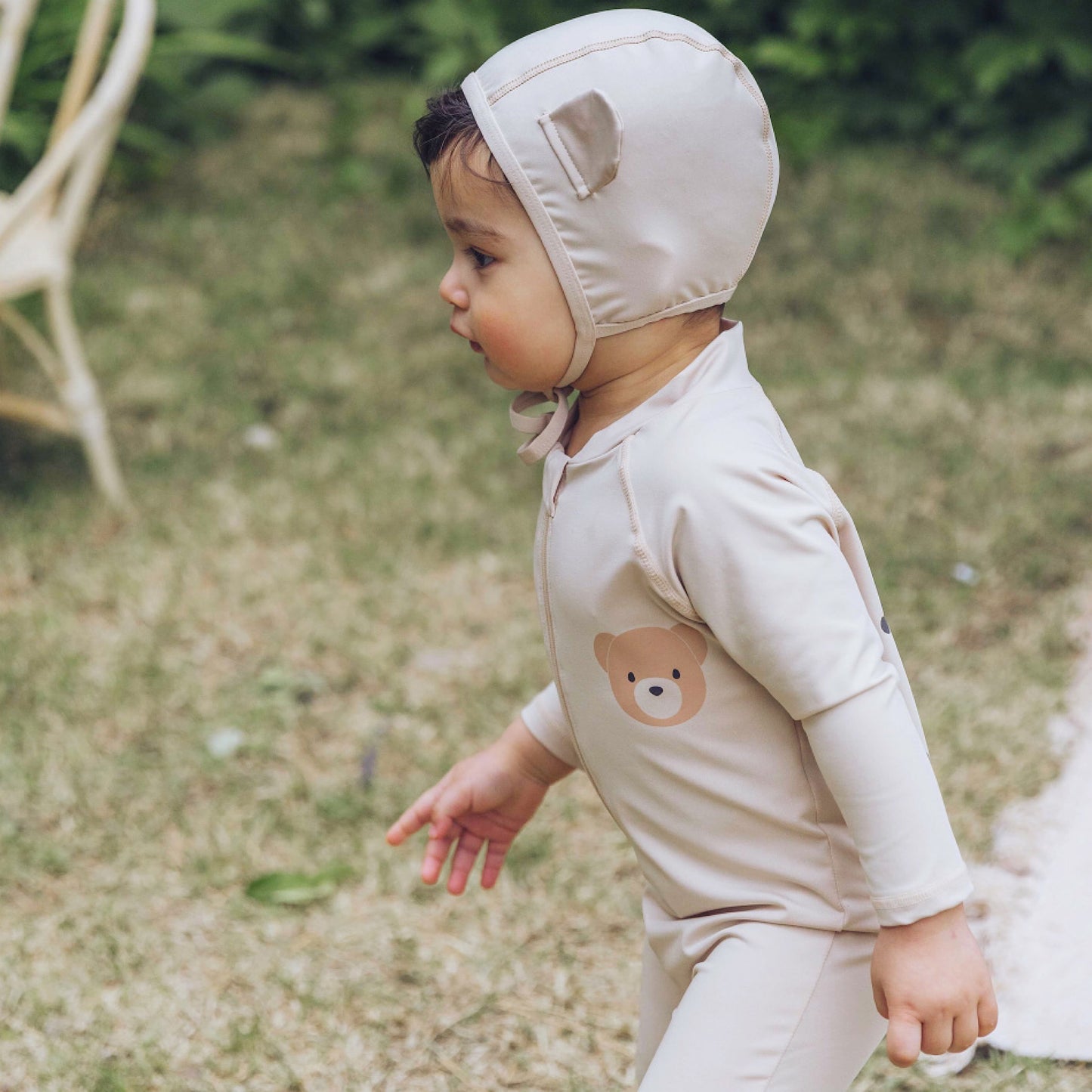 (Pre-order) KoongsKoongs Kids’ Premium All-in-One Rash Guard (Teddy Bear)