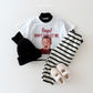 (Pre-order) Daily Bebe Winter - (Adult) Kevin Holiday Graphic Tee 케빈 반팔티