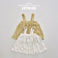 (Pre-order) Soybean Kids - Chiffon Bustier Dress 쉬폰뷔스티에원피스 (2 Colors)