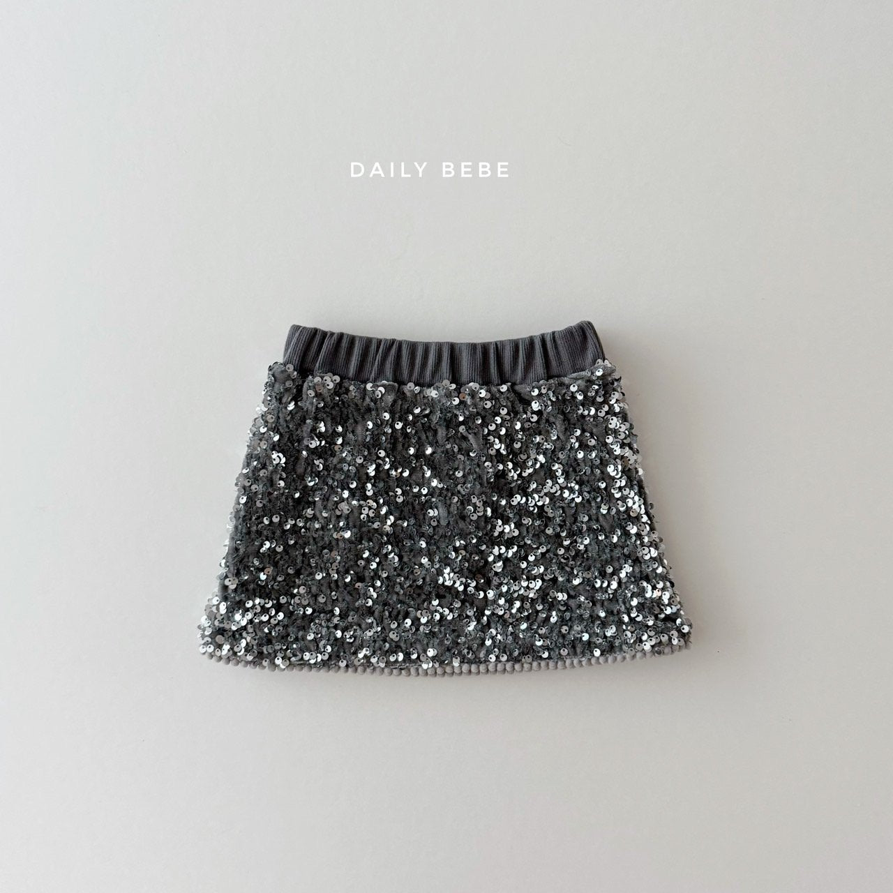 (Pre-order) Daily Bebe - Kids’ Sequin Skirt 스팽글치마 (2 Colors)