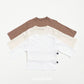 (Pre-order) OOTTBEBE - Plain Tee 3-Piece Set (Cotton Modal) 심플티셔츠 1+1+1(3종세트) (2 Colors)