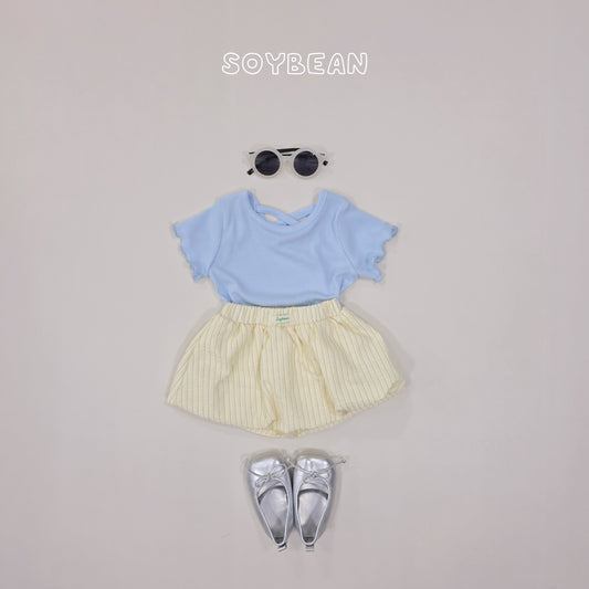 (Pre-order) Soybean Kids Summer - Pumpkin Skirt Shorts 펌킨스커트반바지 (3 Colors)