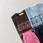 (Pre-order) Daily Bebe - Kids’ Four Bear Top & Bottom Set 곰네마리 상하세트 (2 Colors)