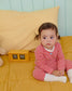 (Pre-order) OOTTBEBE Fall - Sweet Stripe Pajama Set 바닐라라떼실내복 (3 Colors)