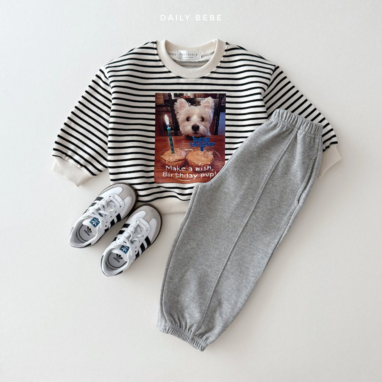 (Pre-order) Daily Bebe - Kids’ Seamline Jogger Pants 절개조거팬츠 (5 Colors)