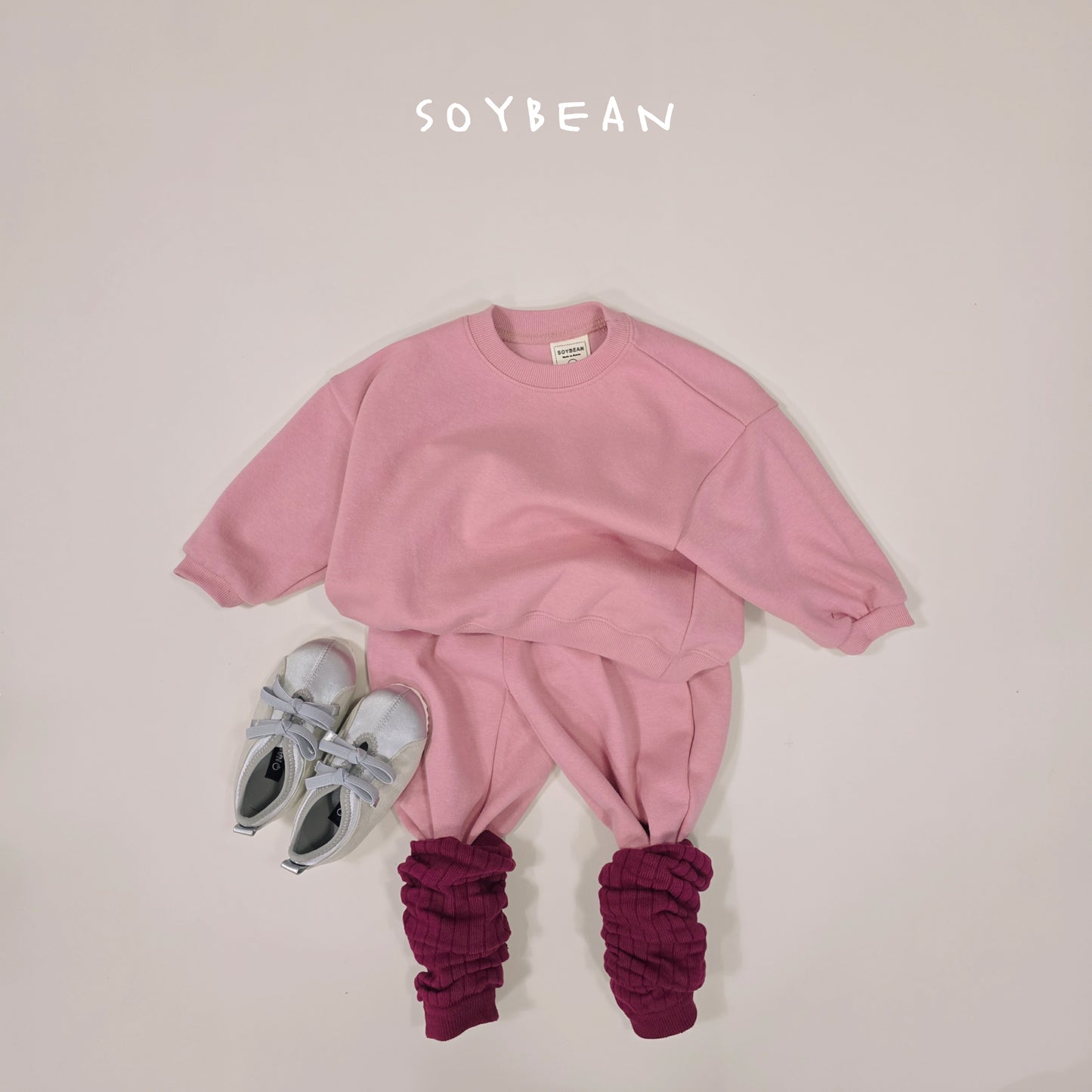 (Pre-order) Soybean Kids Spring - Junior Sweet Lollipop Top & Bottom Set 주니어 스윗롤리팝상하복 (14 Colors)