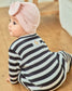 (Pre-order) OOTTBEBE - Mix Stripe Knit Suit 믹스단가라슈트 (2 Colors)