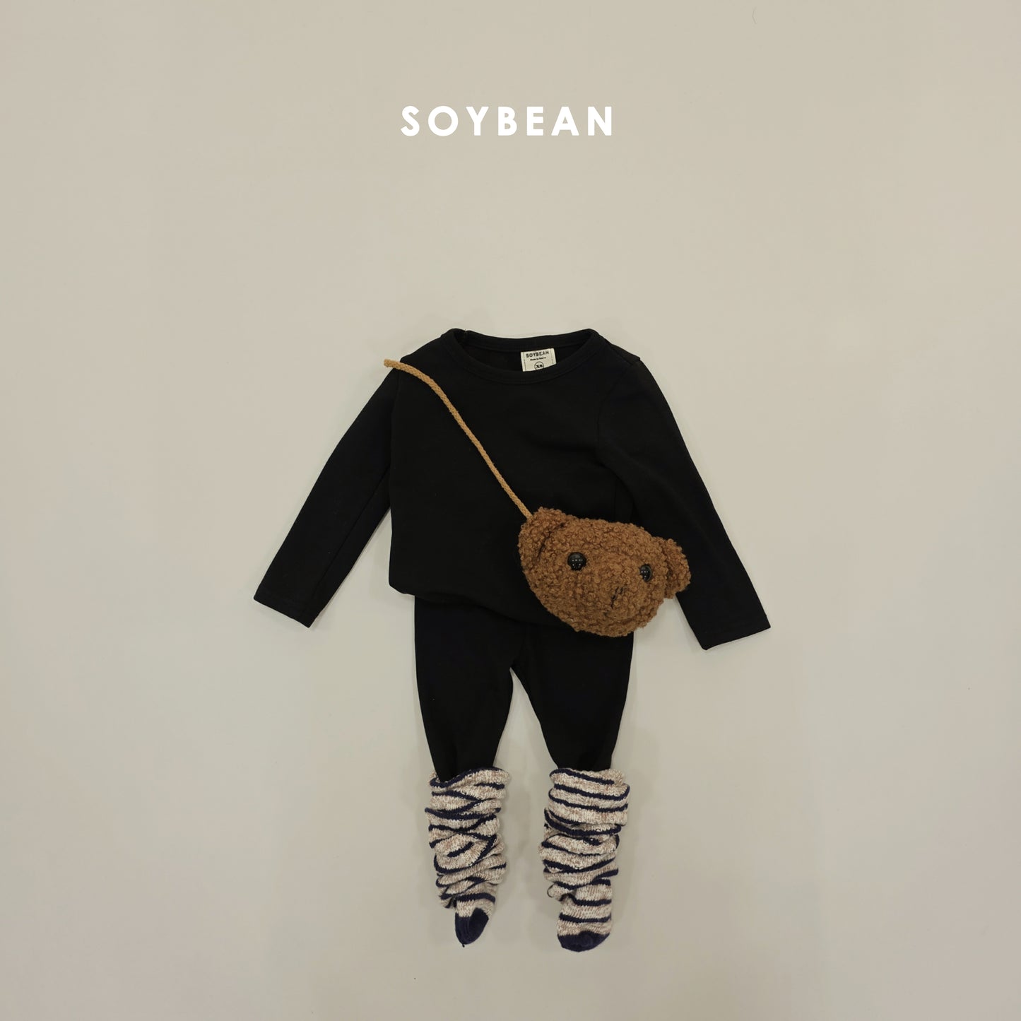 (Pre-order) Soybean Kids Winter - Heat Fleece Pajama Set 히트실내복 (6 Colors)