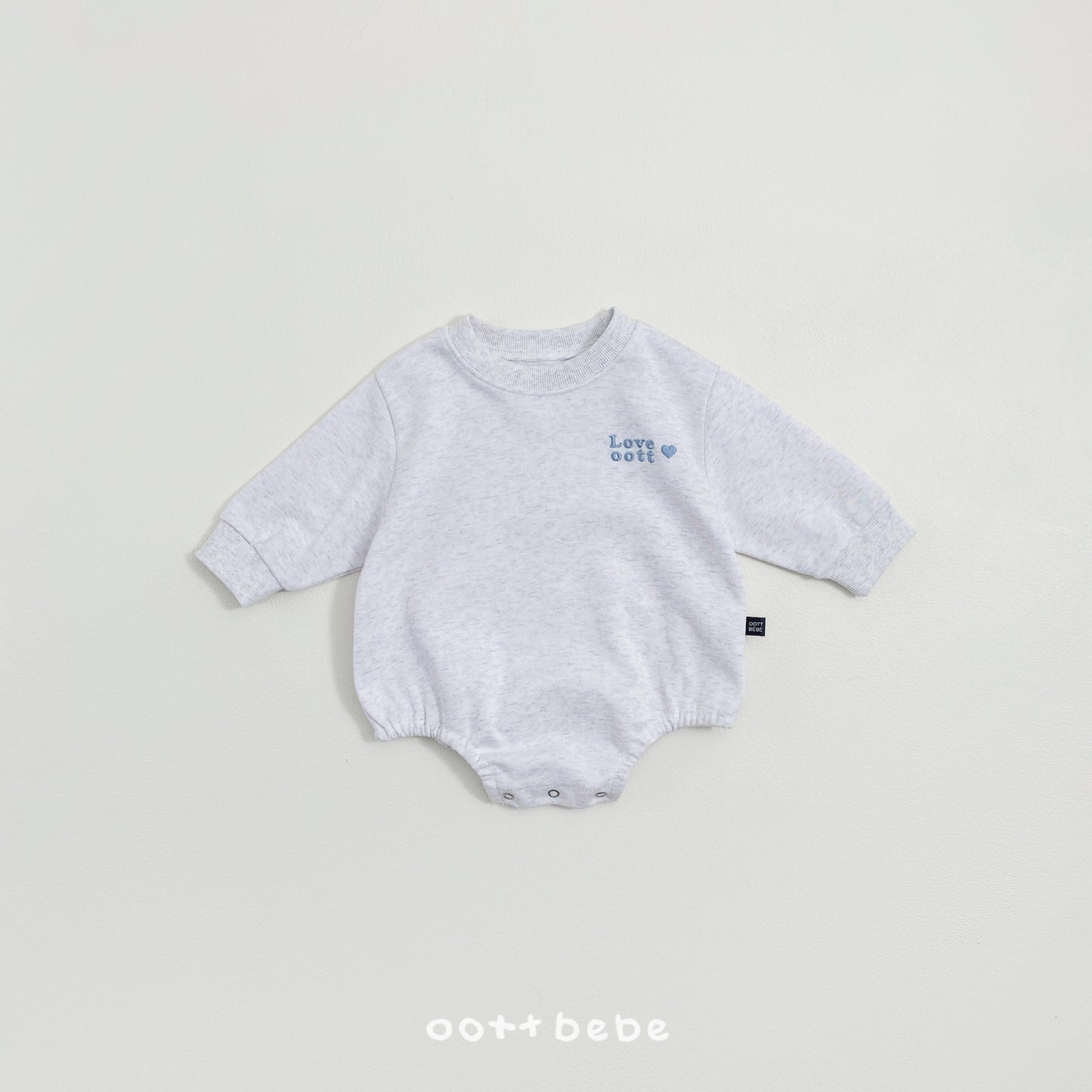 (Pre-order) OOTTBEBE Spring - Love OOTT Bodysuit 러브 오뜨 슈트 (4 Colors)
