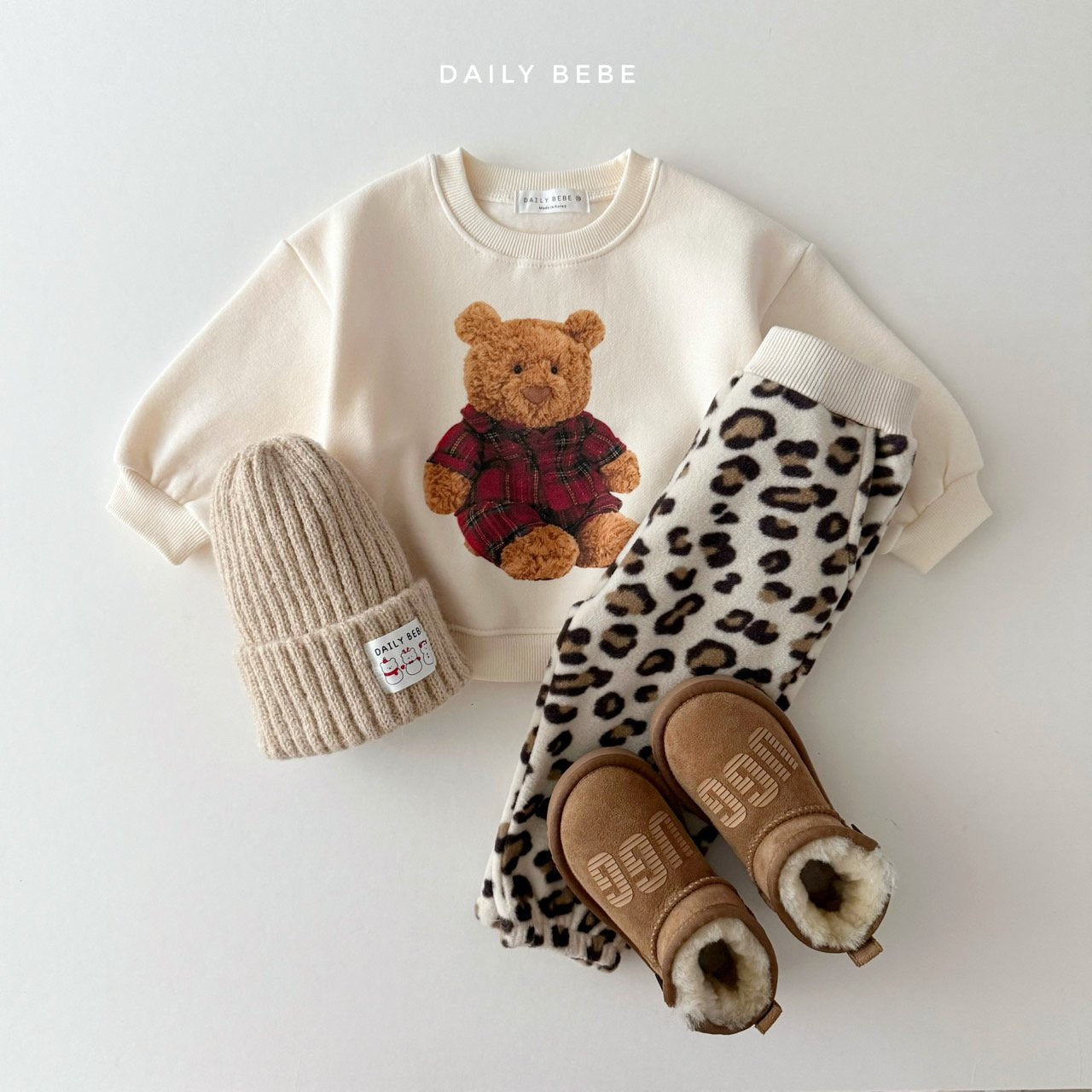 (Pre-order) Daily Bebe - Kids’ Fleece Jogger Pants 후리스 조거팬츠 (6 Colors)