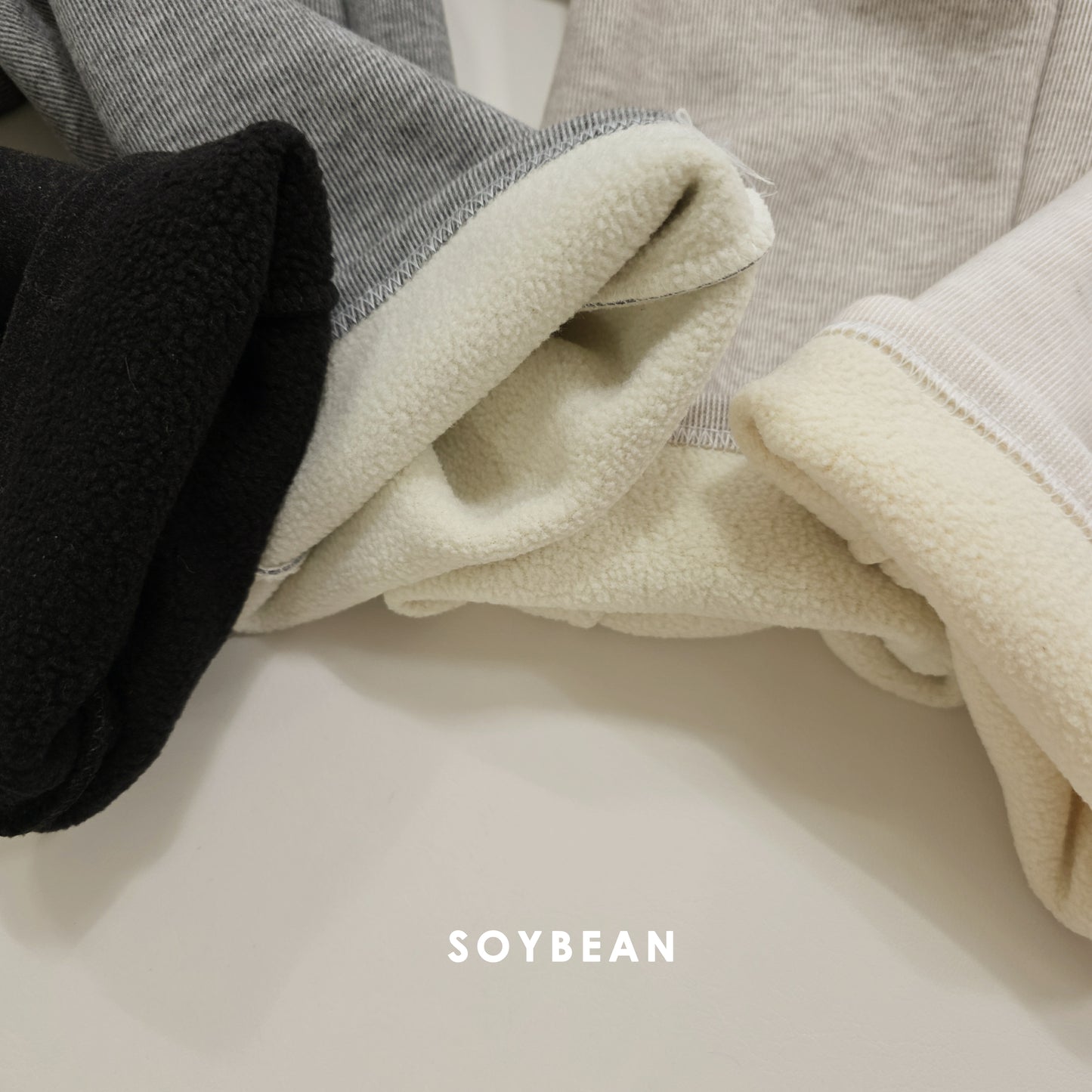 (Pre-order) Soybean Kids Winter - Cozy Fleece Wide Pants 코지플리스와이드팬츠 (4 Colors)