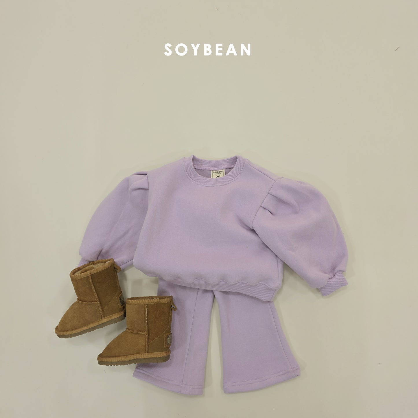 (Pre-order) Soybean Kids Winter - Mongle Flare Top & Bottom Set 몽글플레어상하 (5 Colors)