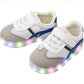 (Pre-order) KoongsKoongs Kids’ Bliss LED Light-up Sneakers (Blue)