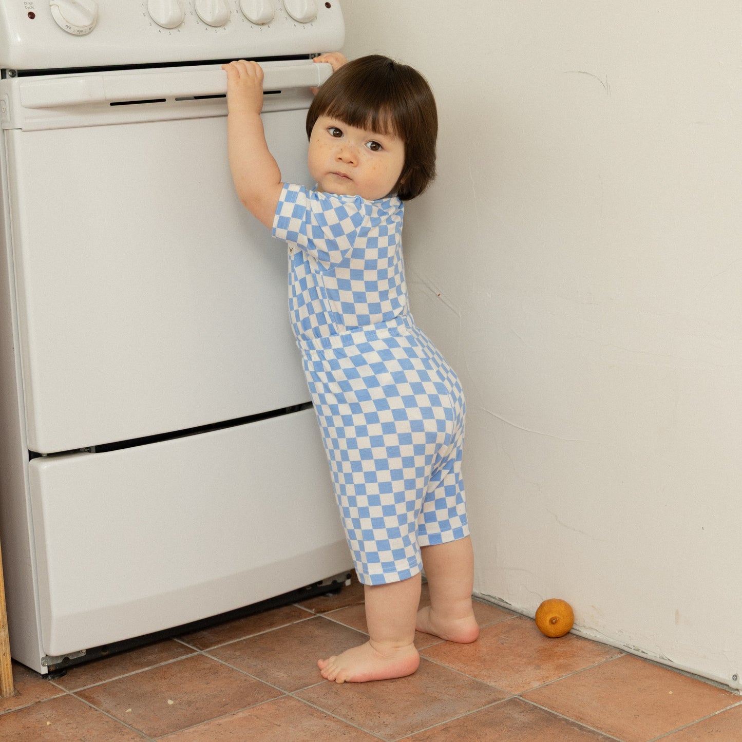 (COCOHANI) Summer MicroModal Checkerboard Short Sleeve Pajama Set (3 Colors)