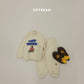 (Pre-order) Soybean Kids Winter - Little Traveler Fleece-Lined Top & Bottom Set 양기모꼬마여행자상하 (3 Colors)