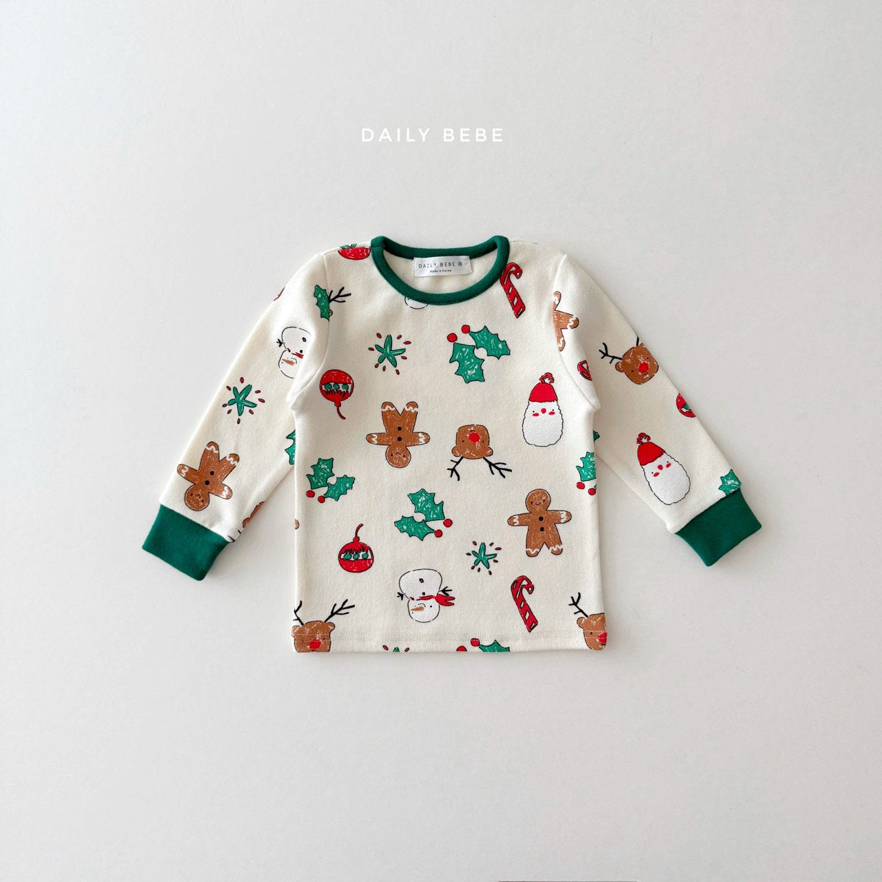 (Pre-order) Daily Bebe - Kids’ Rudolph Holiday Pajama Set 루돌프 실내복 (2 Colors)