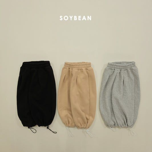 (Pre-order) Soybean Kids Winter - Pintuck Fleece-Lined Training Pants 핀턱트레이닝팬츠 (3 Colors)