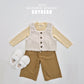 (Pre-order) Soybean Kids - Little Lace Vest 꼬마레이스조끼 (2 Colors)