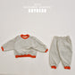 (Pre-order) Soybean Kids - Point Stripe Top & Bottom Set 포인트단가라상하복 (4 Colors)