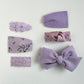 (Chenny Bong Bong) Kids’ Matilda Purple Hair Clips 6-piece Set