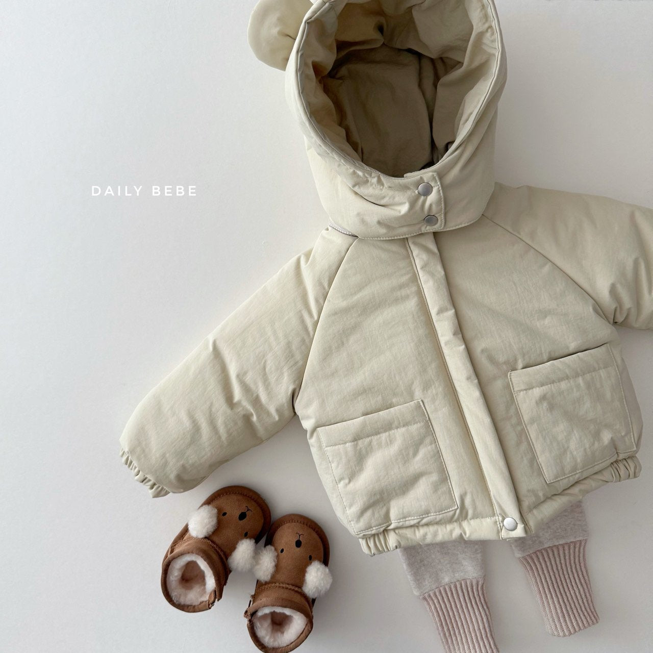 (Pre-order) Daily Bebe Winter - Kids' Snow Play Padded Suit (Top & Bottom Set) 눈놀이복 상하셋트 (2 Colors)