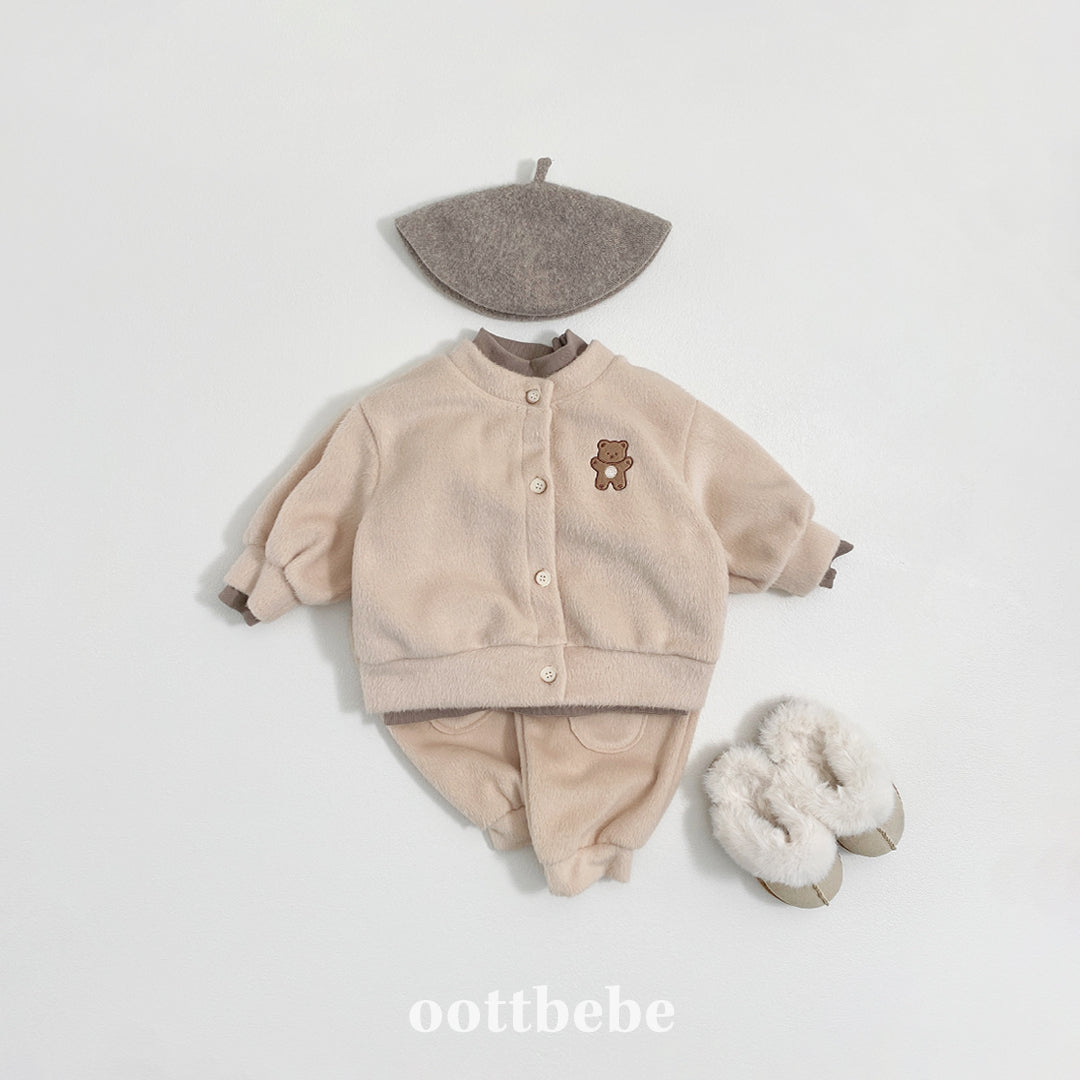 (Pre-order) OOTTBEBE Winter - Cotton Candy Cardigan 솜사탕 가디건 (4 Colors)