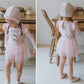 (Pre-order) KoongsKoongs Kids’ Premium Elina Rash Guard Dress Set (Pink)