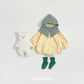 (Pre-order) OOTTBEBE Winter - Puppy Fleece Anorak Bodysuit 멍멍아노락슈트 (4 Colors)