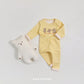 (Pre-order) OOTTBEBE Winter - Checked Bear Pajama Set 체크베어실내복 (2 Colors)