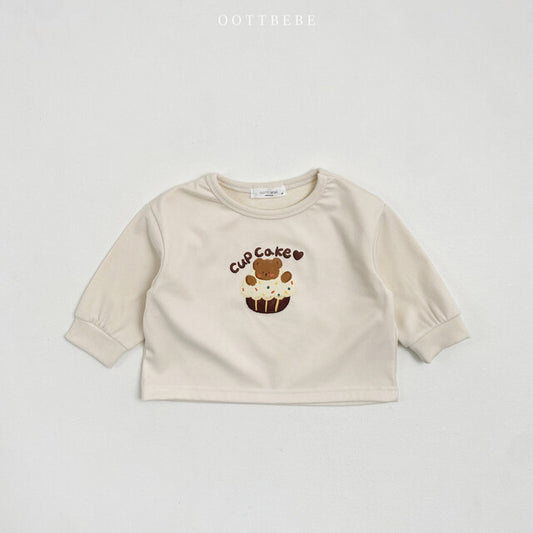 (Pre-order) OOTTBEBE - Otti Cupcake T-Shirt 오띠컵케익시보리티 (2 Colors)