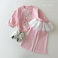 (In-stock) Daily Bebe Spring - Kids' Floral Sweatshirt 플로럴 맨투맨 (2 Colors) (Copy)