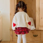 (Pre-order) Daily Bebe - Kids’ Heart Sweatshirt 하트맨투맨 (2 Colors)