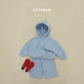 (Pre-order) Soybean Kids Winter - Hooded Fleece-Lined Wide Top & Bottom Set 후드와이드상하복 (5 Colors)
