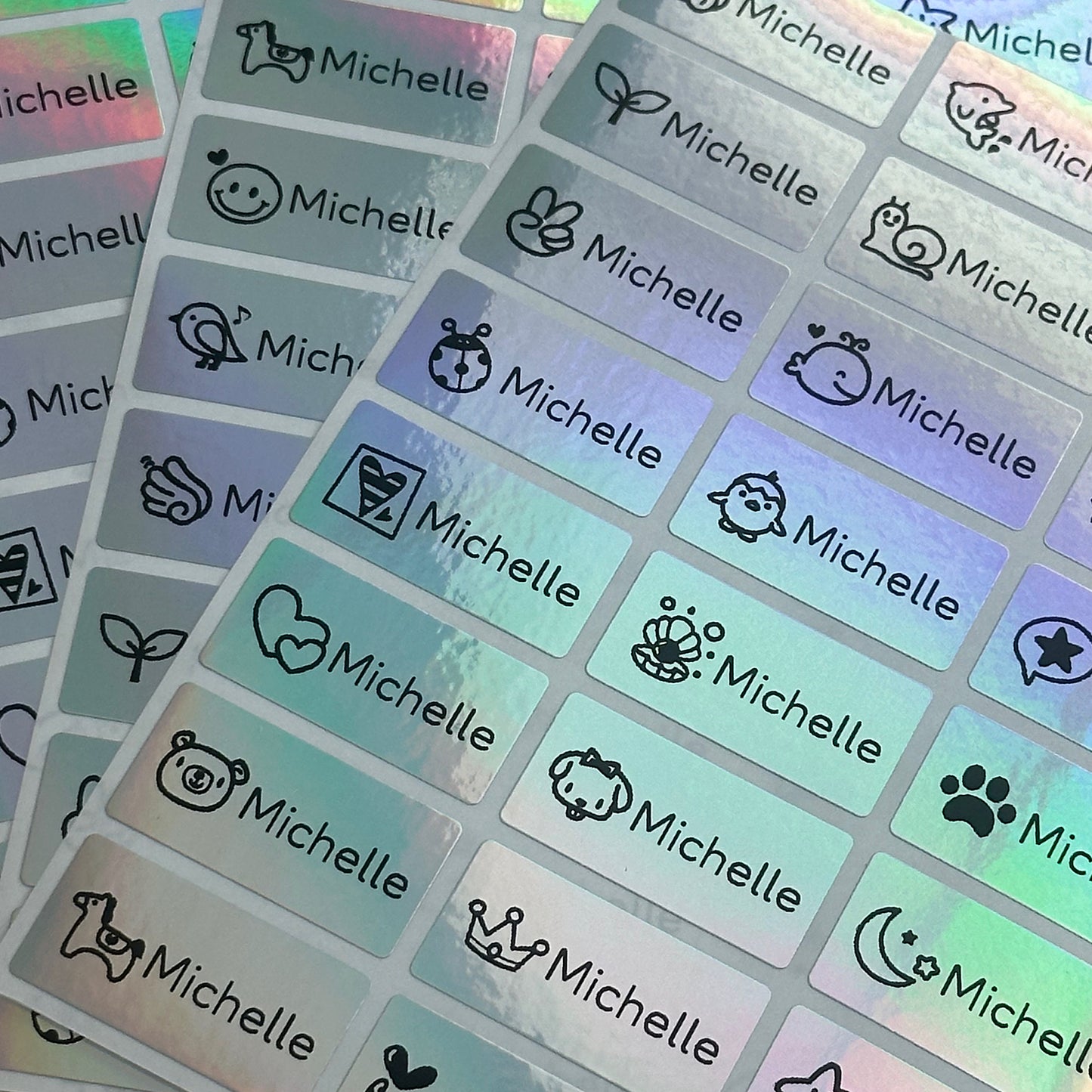 (Pre-order) Personalized Waterproof Name Stickers