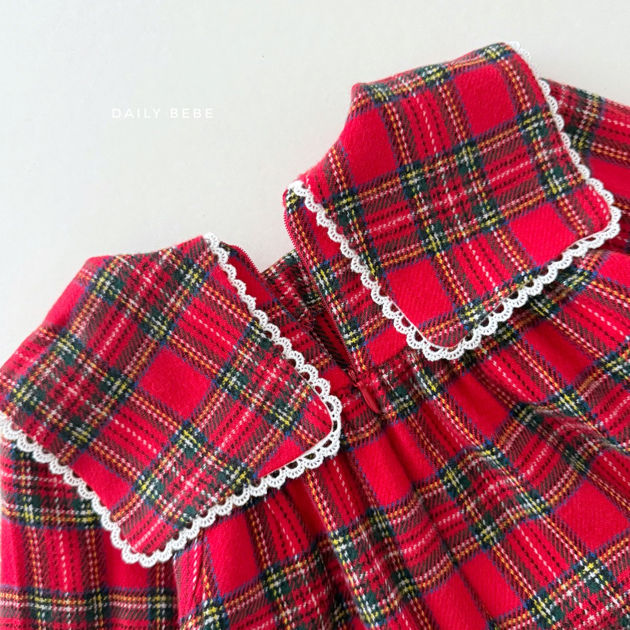 (Pre-order) Daily Bebe Winter - Kids' Merry Check Dress 메리원피스
