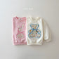 (In-stock) Daily Bebe Spring - Kids' Floral Sweatshirt 플로럴 맨투맨 (2 Colors) (Copy)