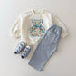 (In-stock) Daily Bebe Spring - Kids' Floral Sweatshirt 플로럴 맨투맨 (2 Colors) (Copy)