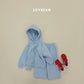 (Pre-order) Soybean Kids Winter - Hooded Fleece-Lined Wide Top & Bottom Set 후드와이드상하복 (5 Colors)