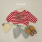 (Pre-order) Soybean Kids Winter - Heart Patch Fleece-Lined Jogger Pants 하트패치조거팬츠 (3 Colors)