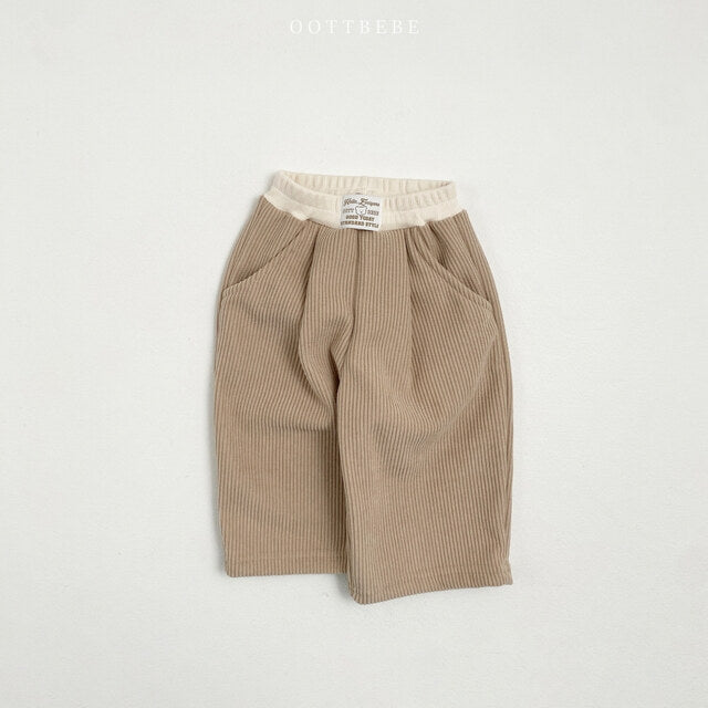 (Pre-order) OOTTBEBE - Cappuccino Wide Pants 카푸치노와이드팬츠 (2 Colors)