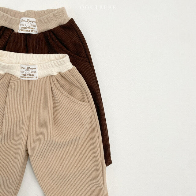 (Pre-order) OOTTBEBE - Cappuccino Wide Pants 카푸치노와이드팬츠 (2 Colors)