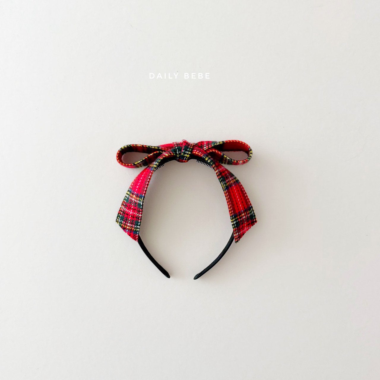 (Pre-order) Daily Bebe Winter - Kids’ Ribbon Headband 리본 머리띠 (2 Colors)