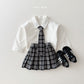 (Pre-order) Daily Bebe - Kids' Check School Necktie 체크 스쿨 넥타이 (2 Colors)