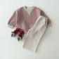 (Pre-order) Daily Bebe - Kids’ Triangle Stripe Sweatshirt 단가라 삼각 맨투맨 (2 Colors)