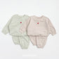 (Pre-order) OOTTBEBE -  Petit Modal Top & Bottom Set (Stretch Terry) 쁘띠모달상하복(쮸리스판) (4 Colors)
