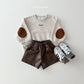 (Pre-order) Daily Bebe - Kids' Faux Leather Shorts 깨죽 반바지 (3 Colors)