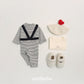 (Pre-order) OOTTBEBE Winter - (Bebe) Suspender Stripe Leggings 윈터멜빵레깅스 (3 Colors)